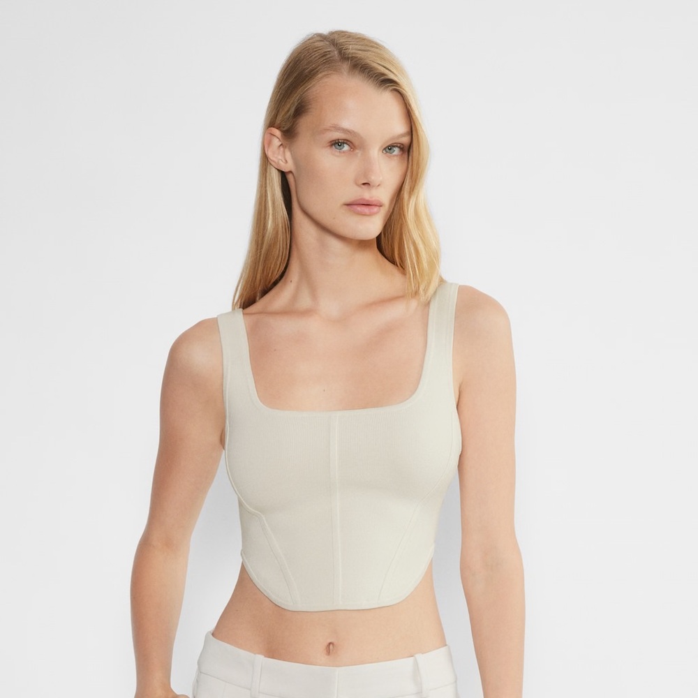 Babaton Sculpt Knit Bustier Tank